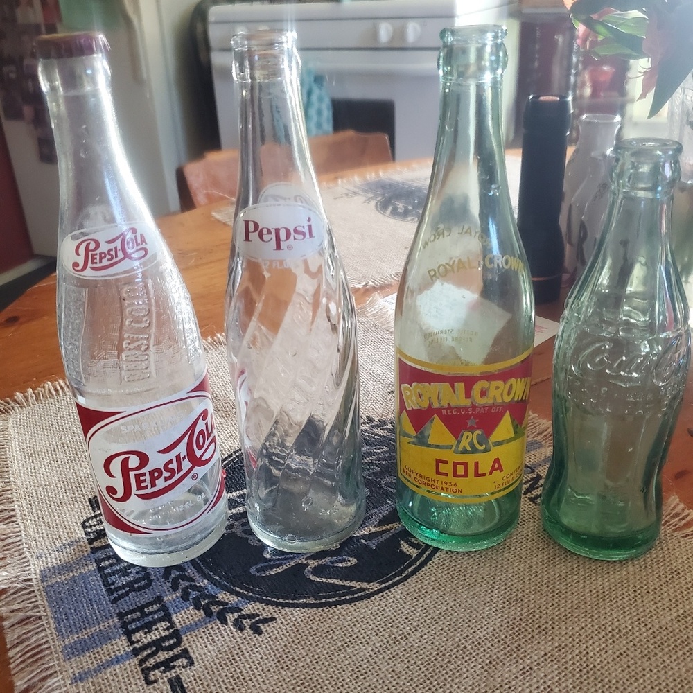Soda bottles